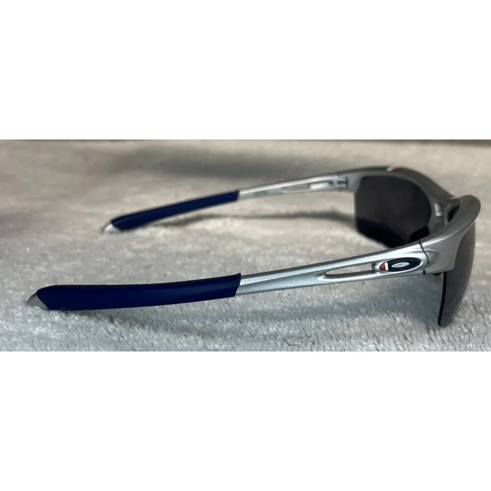 Oakley RPM Men's Sunglasses Silver Team USA Frames Black Iridium Lens 009205-17